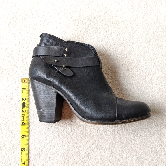 Rag & Bone black leather harrow boots size 8 - Picture 9 of 11